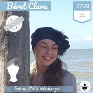Patron gratuit : Béret Clara a télécharger